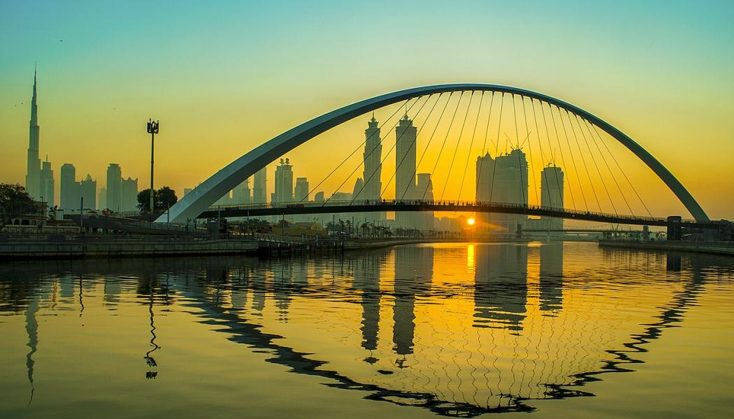 Stålbro i Dubai. Foto: Sumesh Jagdish Makhija/Wikimedia Commons
