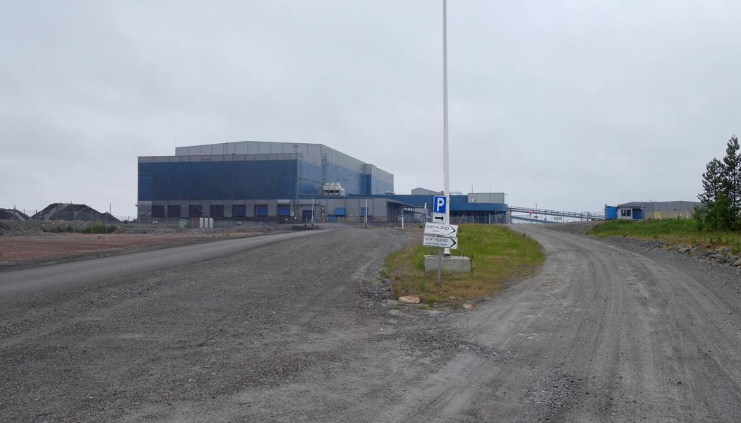 Anrikningsverket i Tapulivuoma där Kaunis Iron har sin järnmalmsgruva. Foto: Skogsfrun/Wikimedia Commons