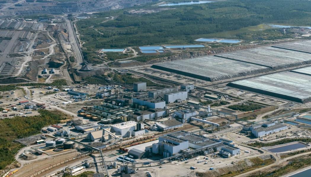 Terrafames industriområde i Sotkamo. Foto: Terrafame