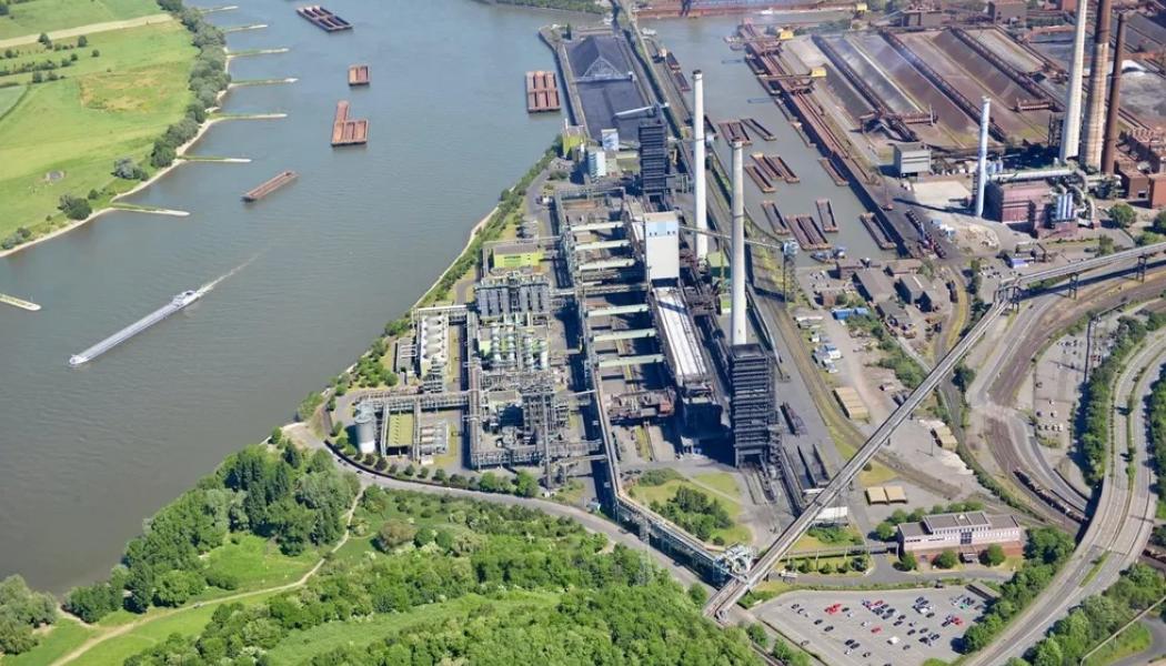 Thyssenkrupps stålverk i Duisburg, Tyskland. Foto: Thyssenkrupp