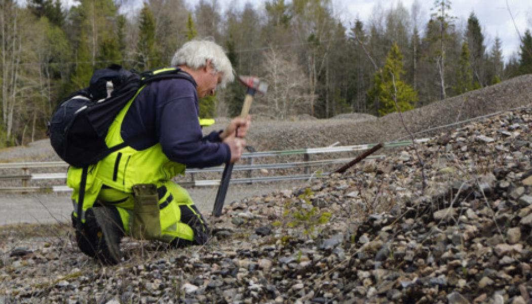 SGU i arbete vid varphög. Foto: Fredrik Karlsson/SGU