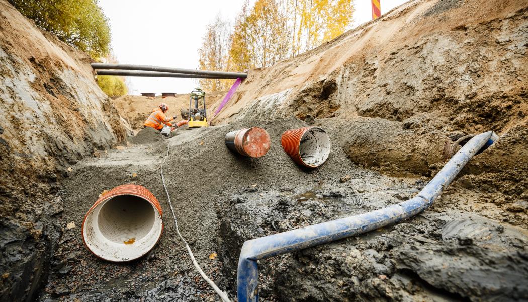 Två pumpstationer och sju kilometer vattenledningar kommer byggas från Lule älv till Boden Industrial Park. Bilden är från ett annat tillfälle, Foto: Mats Engfors / Fotographic
