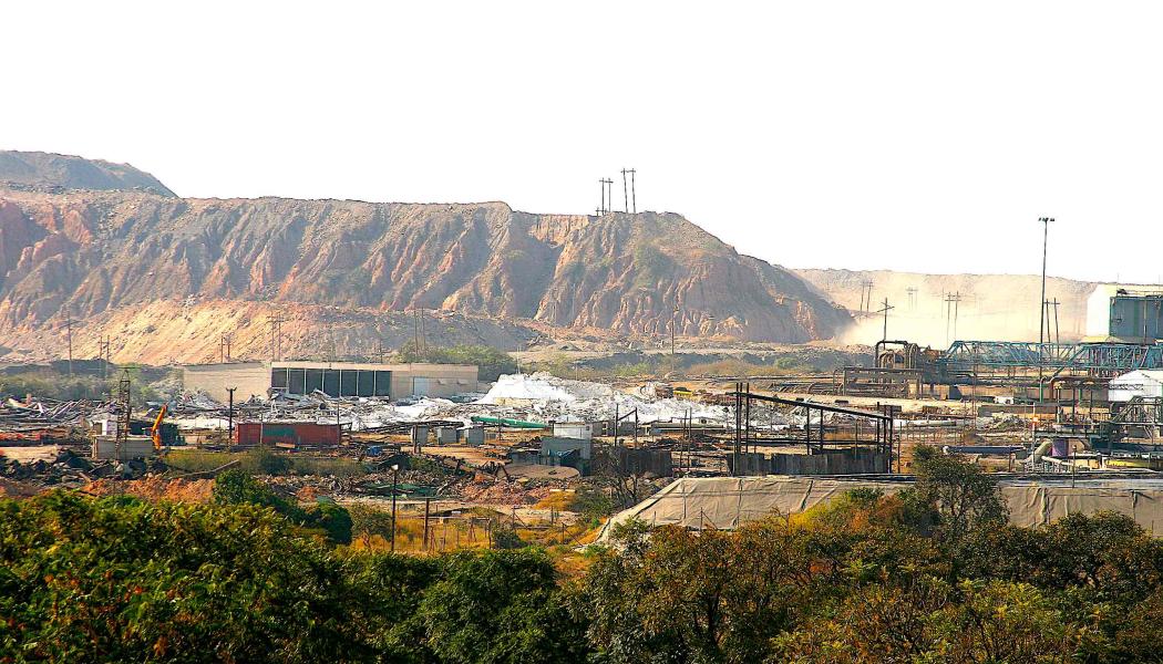 Nchanga koppargruva nära Chingola, Zambia. Foto: Wikipedia Common Lic. Kredit: BlueSalo