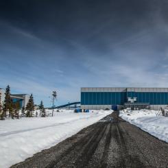Kim Kangas/TT: Malmen från gruvan i Pajala kan kanske köras på el framöver. Arkivbild.