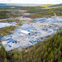 Botnia Exploration är numera ett guldproducerande bolag, den första nya svenska gruva som lyckats starta på över 12 år. Foto: Botnia Exploration