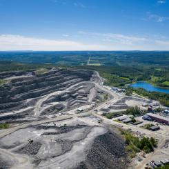 Björkdalsgruvan är en av norra Europas största guldgruvor. Foto: Veidekke