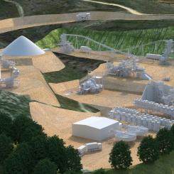 Visualisering av den framtida anläggningen. Ill: ABB