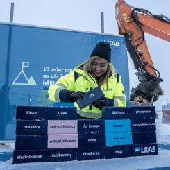 Energi- och näringsminister Ebba Busch. Foto: Wesley Overklift/LKAB