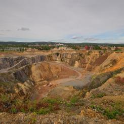 Falu koppargruva. AIE arrangeras av Jernkontoret i samarbete med bland andra Falu gruva. Foto: Arild Vågen/Wikimedia Commons