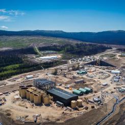 Blackwatergruvan i centrala British Columbia där Artemis Gold planerar en omfattande utbyggnad. Foto: Artemis Gold