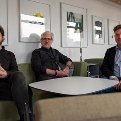 Martin Magnusson, Mattias Bäckström, Magnus Löfstrand och Todor Stoyanov (infälld bild) har beviljats finansiering från Vinnova för  fyra forskningsprojekt kopplade till gruvindustrin. Foto: Örebro universitet