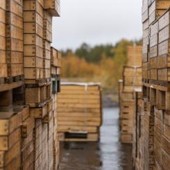 Borrkärnor i förvaring. Foto: Viscaria