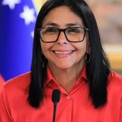 Delcy Rodriguez. Foto: Wikimedia Commons