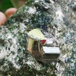 Koboltmalm. Foto: Edine Bakker/SGU