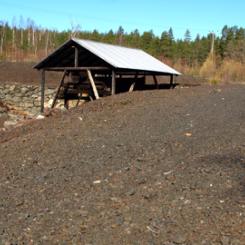 Stora volymer slagger vid Riddarhyttan. Foto: Erik Jonsson/SGU