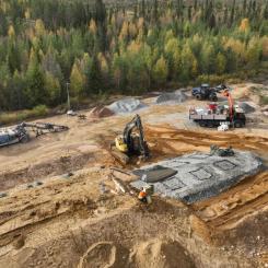 Högsta domstolen svar blev nej. Om gruvan hade blivit verklighet skulle huvudprodukten ha varit järn, men även koppar och guld ingick i planerna. Foto: Företaget Hannukainen