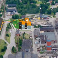 Så här skulle anläggningen i Hofors se ut. Ill: FerroSilva