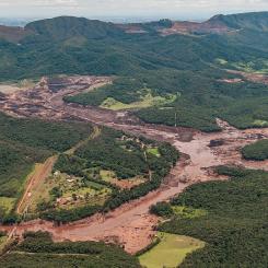 Brumadinho-katastrofen i Brasilien 2019. Foto: Ibama from Brasil, Brumadinho, Minas Gerais/Wikimedia Commons