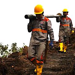 Prospektering vid Mocoa-fyndigheten i Putumayo, södra Colombia. Fyndet kan bli ett av de största kopparprojekten i landet. Foto: Libero Copper & Gold Corporation.
