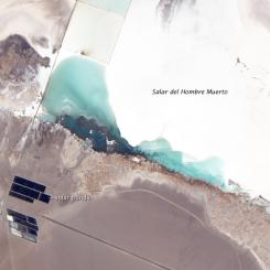 Satellitbild över fyndigheten. Foto: NASA/Wikimedia Commons