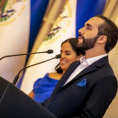 El Salvadors president Nayib Armando Bukele Ortez. Foto: Casa Presidencial, Wikimedia Commons