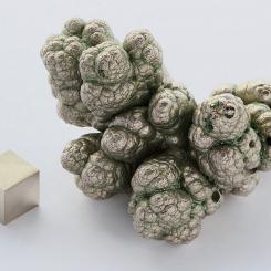 Nickel. Foto:  Alchemist-hp (talk) (www.pse-mendelejew.de)/Wikimedia Commons