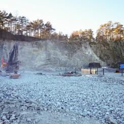 Den nya anläggningen för förorenad mark och bygg- och rivningsavfall har planerad driftsättning under fjärde kvartalet 2026.  Foto: Nordic Bulk