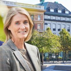 Gert Nilson, teknisk direktör och Annika Roos, vd på Jernkontoret. Bild: Jernkontoret.
