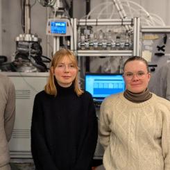 Julia Fogelström, Oscar Hessling, Johan Martinsson och Amanda Vickerfält. Photo: Swerim