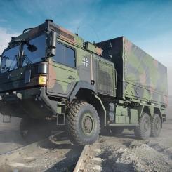 De tyska fordonen ska levereras i viktklasserna 3,5, 5 och 15 ton. De första av denna typ av UTF 5t- och 15t-fordon mottog Bundeswehr 2018, då de ersatte mycket äldre utrustning. Under de senaste sex åren, innan det senaste avtalet, har totalt 3 271 av dessa fordon levererats. Foto: Presseportal, RMMV GmbHFotograf kredit: Carl Schulze