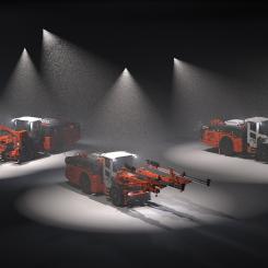 Ordern värd 430 miljoner kronor omfattar bland annat lastare, borriggar och bultningsaggregat. Bild: Sandvik