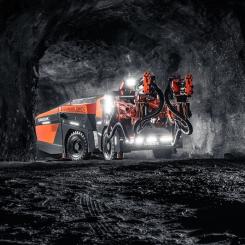 Sandviks AutoMine® Concept-borrmaskin är skräddarsydd för framtidens autonoma gruvdrift. Foto: Sandvik