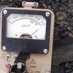 En scintillometer som används för att mäta halterna av olika ämnen, som uran, i mineraliseringar. Foto: Berndt Petterson