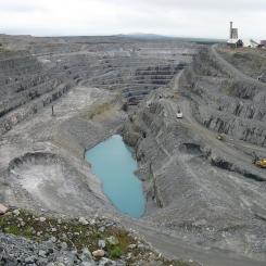 Bolidens koppargruva i Aitik. Foto: TZorn/Wikimedia Commons