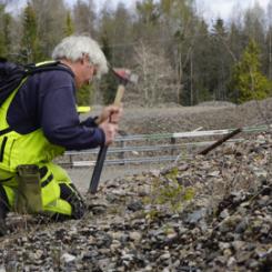 SGU i arbete vid varphög. Foto: Fredrik Karlsson/SGU